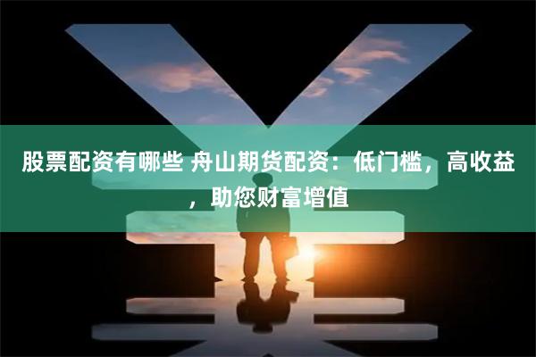 股票配资有哪些 舟山期货配资：低门槛，高收益，助您财富增值