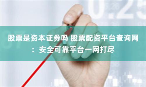 股票是资本证券吗 股票配资平台查询网：安全可靠平台一网打尽